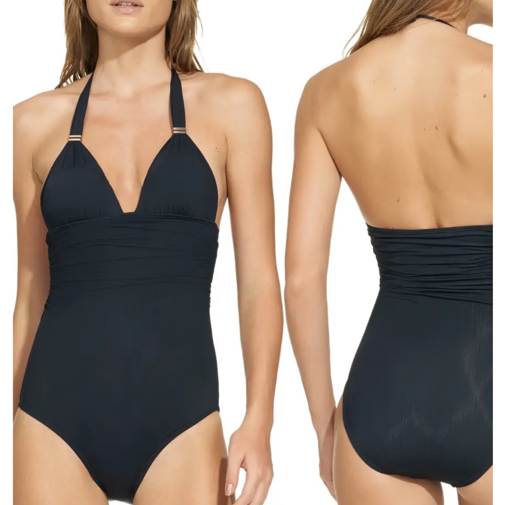 Vix Bia One-piece Halter Swimsuit, NWT